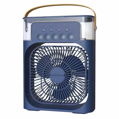 桌面五孔噴霧加濕器風扇